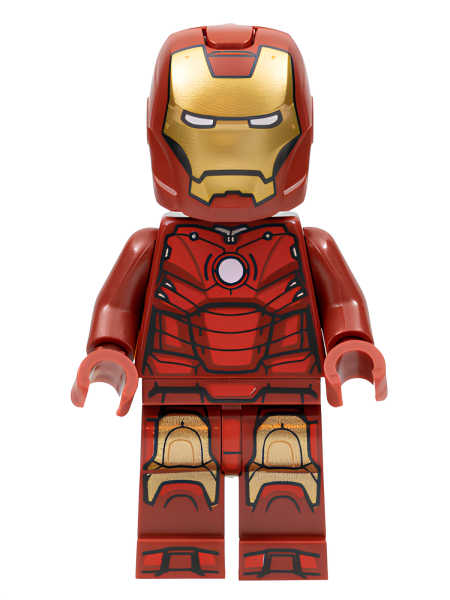 Минифигурка Lego Super Heroes Iron Man - Mark 3 Armor, Helmet sh0825 U